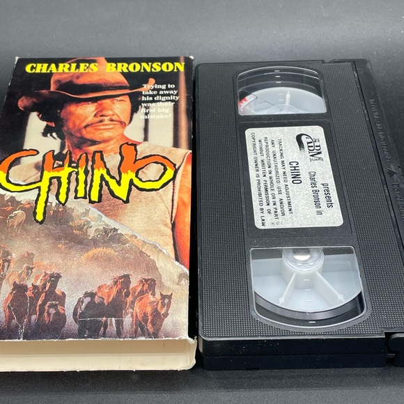 Chino (1973) VHS Movie - Spaghetti Western, Western, Drama - Picture 3 of 3
